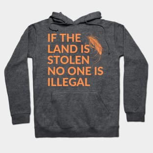 If the Land is Stolen No One is Illegal Hoodie